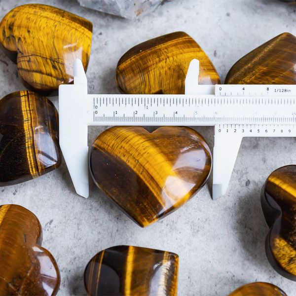 Tiger's Eye Heart