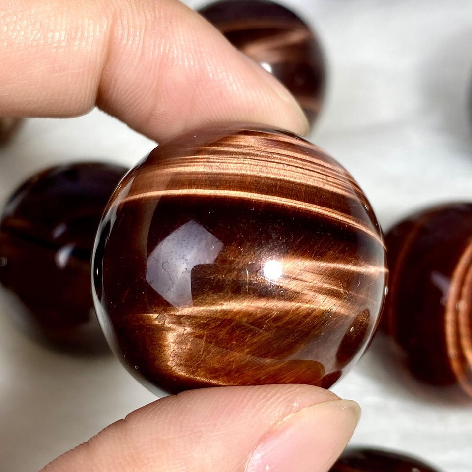 Red tiger eye Ball